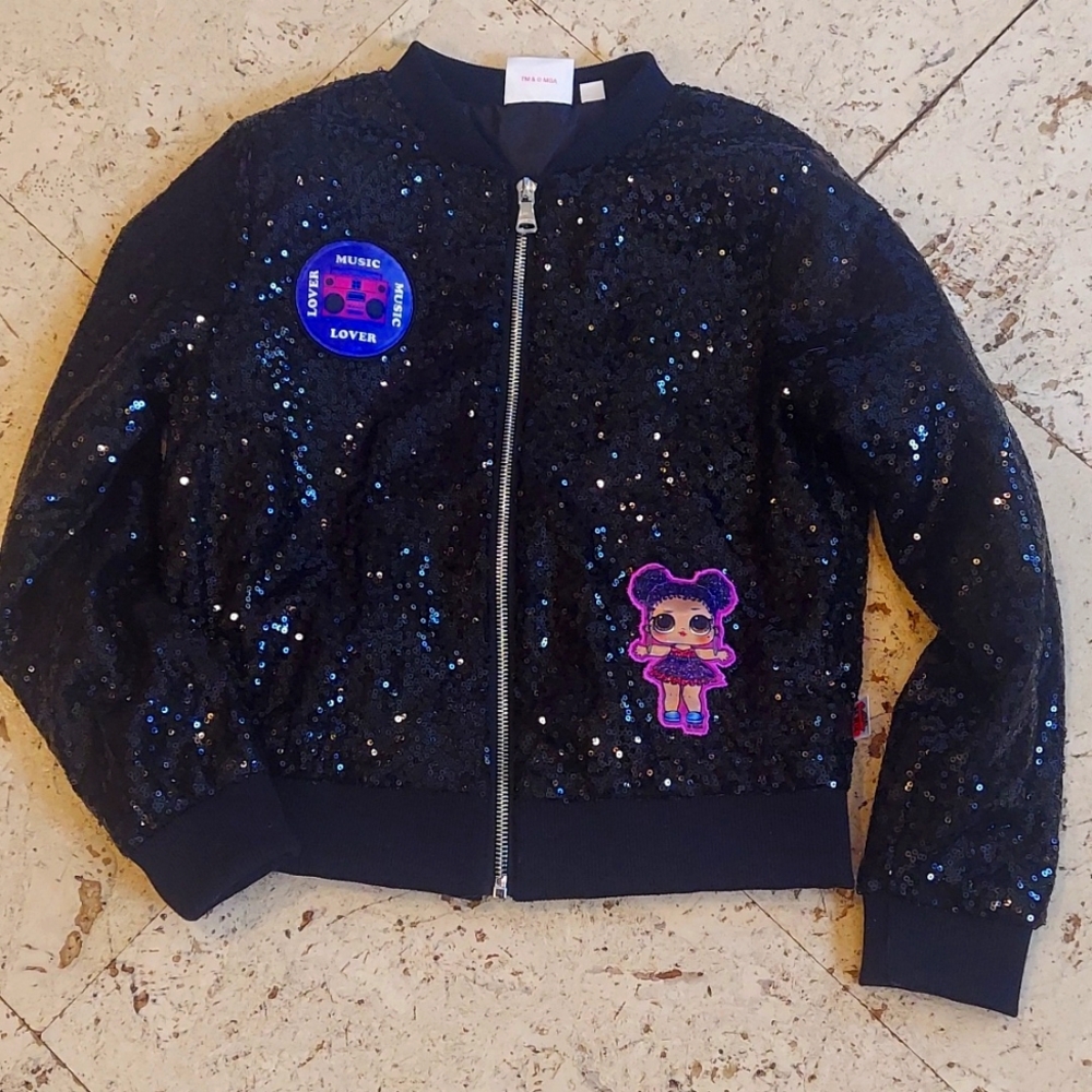 Girls LOL Doll Sequins Jacket Size 7/8